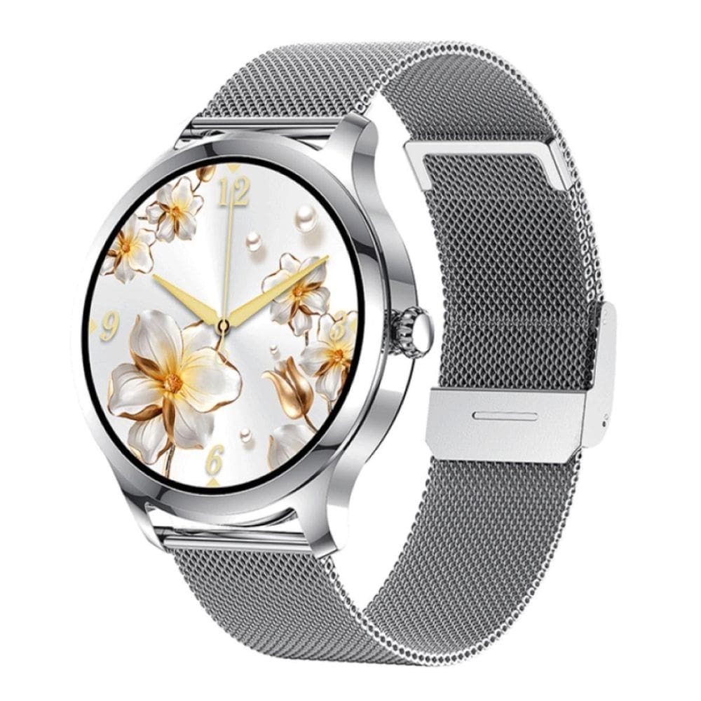 Relógio Smartwatch Tela Tft 1.32 Android Ios Silver