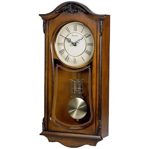 Relógio de parede Bulova Cranbrook C3542 Old World Walnut