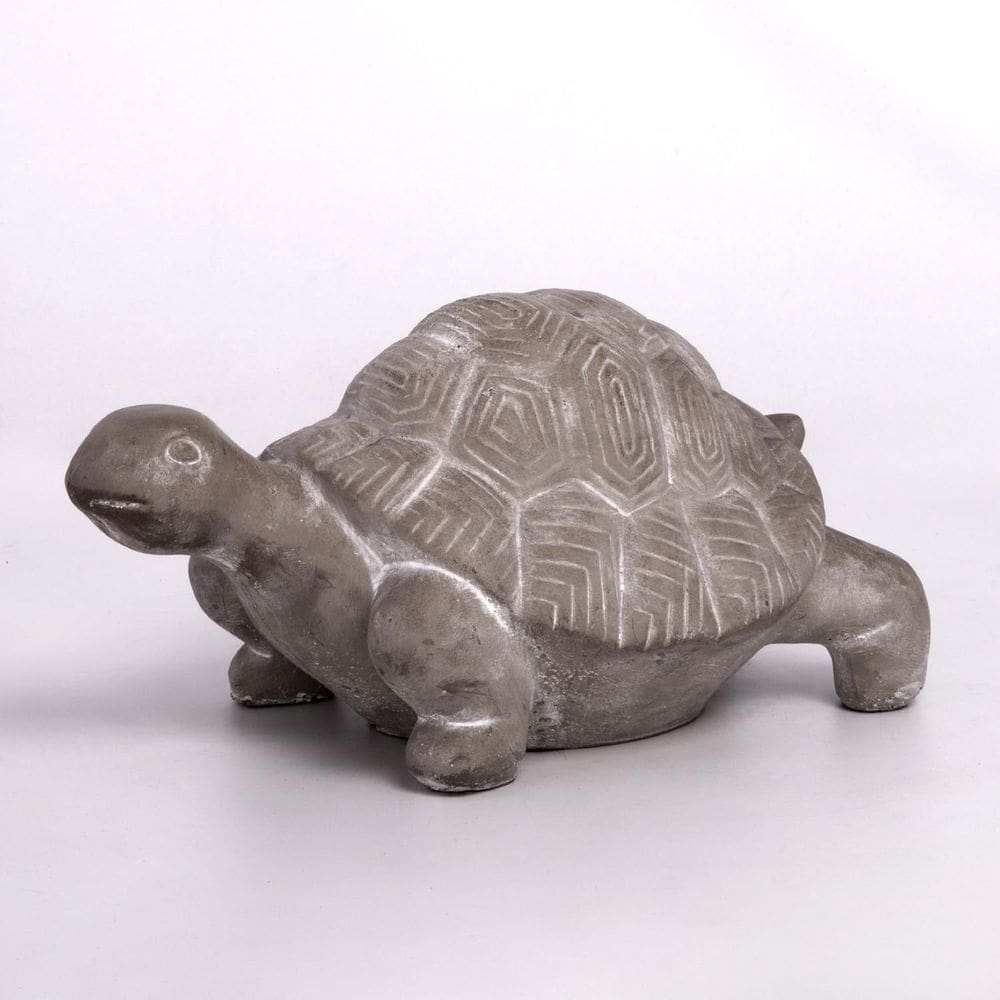 Estatueta Urban Trends Terracotta Turtle Cement 29,85 x 17,15 x 14,6 cm