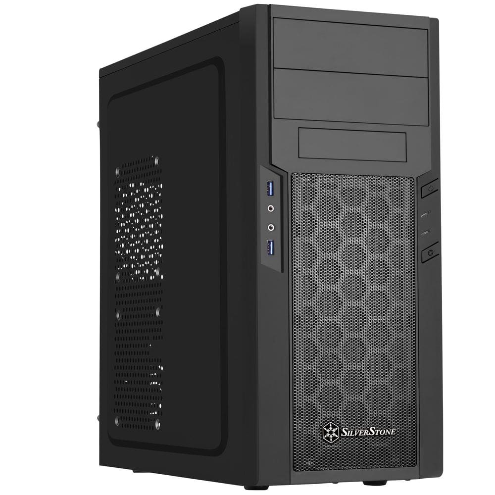Estojo ATX Tower SilverStone Technology Precision PS13B preto