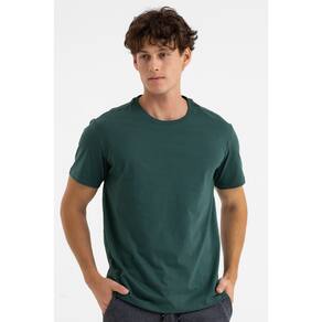 Camiseta Masculina Manga Curta Básica Premium Lisa Green