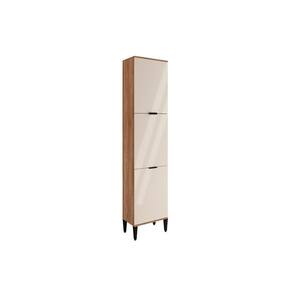 Paneleiro De Cozinha Alpha 2510 C- 3 Portas 50cm Freijo-off White - Carraro