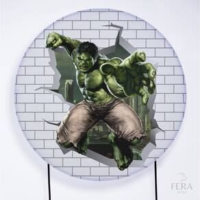 Painel Decorativo para Festa 1,80x1,80 metros Vesti Fácil com Elástico Vingadores - Fera Print