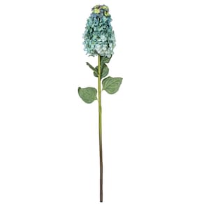 Spray de hortênsia em cone artificial Vickerman 35,5 cm azul marinho