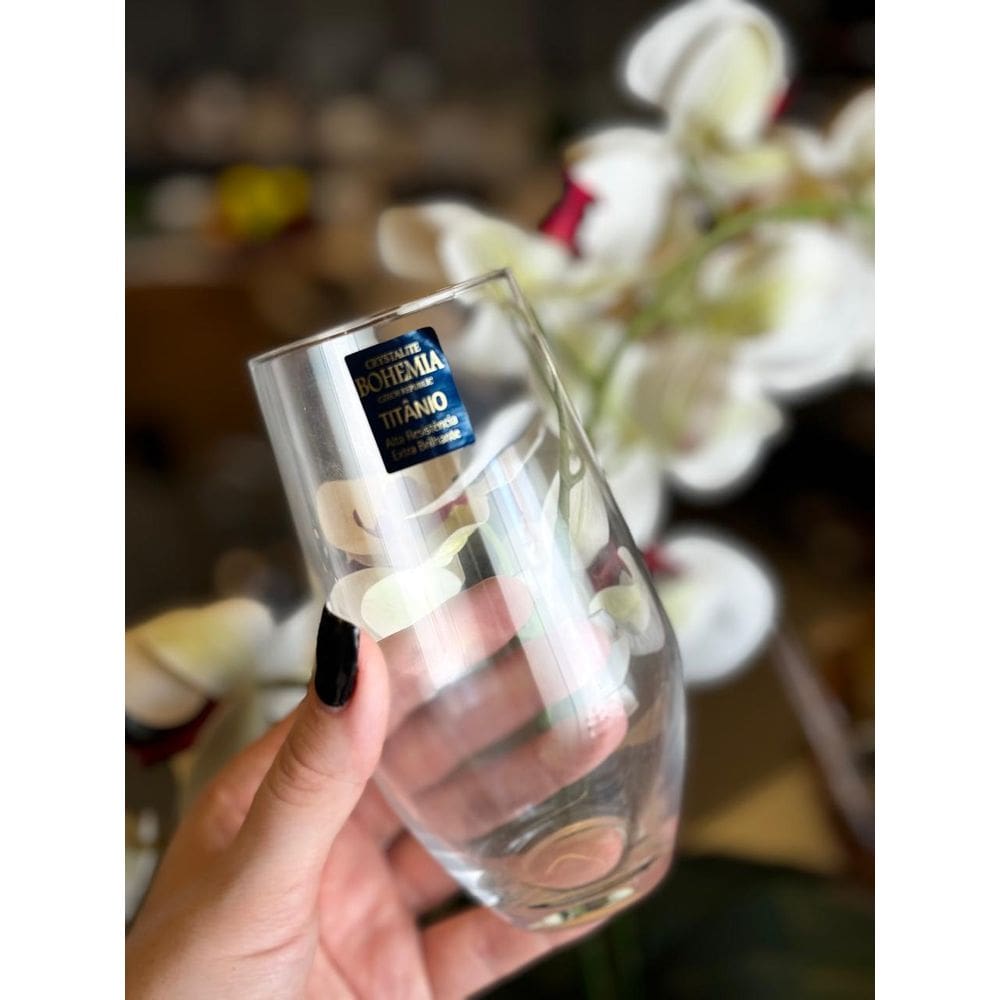 Unidade copo Grus em cristal ecologico 400ml A15cm