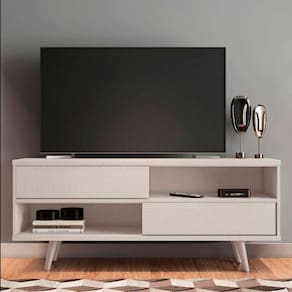 Bancada 135cm Para Tv Até 50 Polegadas Nt1180 Notável Off White