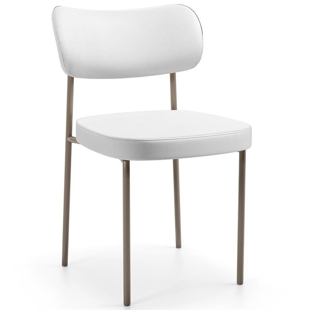 Cadeira Decorativa Para Sala De Jantar Melina Base Arena L02 Facto Branco