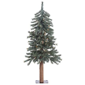 Árvore de Natal Vickerman Alpine 90cm com 35 LED branco quente