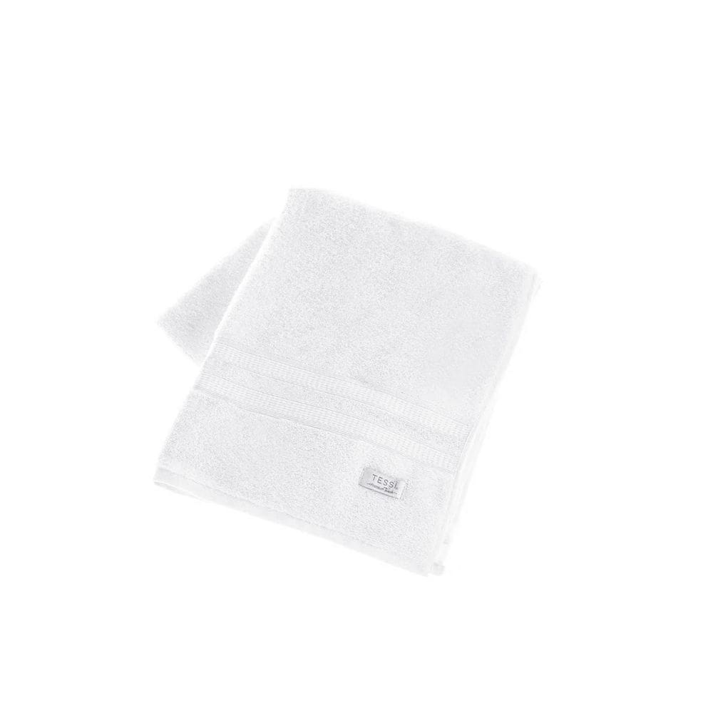 Toalha de Rosto Macia Algodao Alta Absorcao 50x80cm Branco 1un