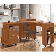 Mesa de Computador em L Alessa - Lukaliam Móveis - Tampo MDF 25mm