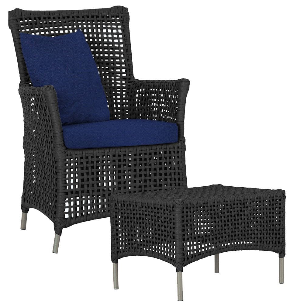 1 Poltrona e 1 Mesa Igapó em Alumínio