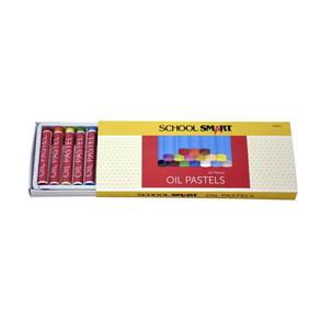 Conjunto de pastéis a óleo School Smart 16 cores