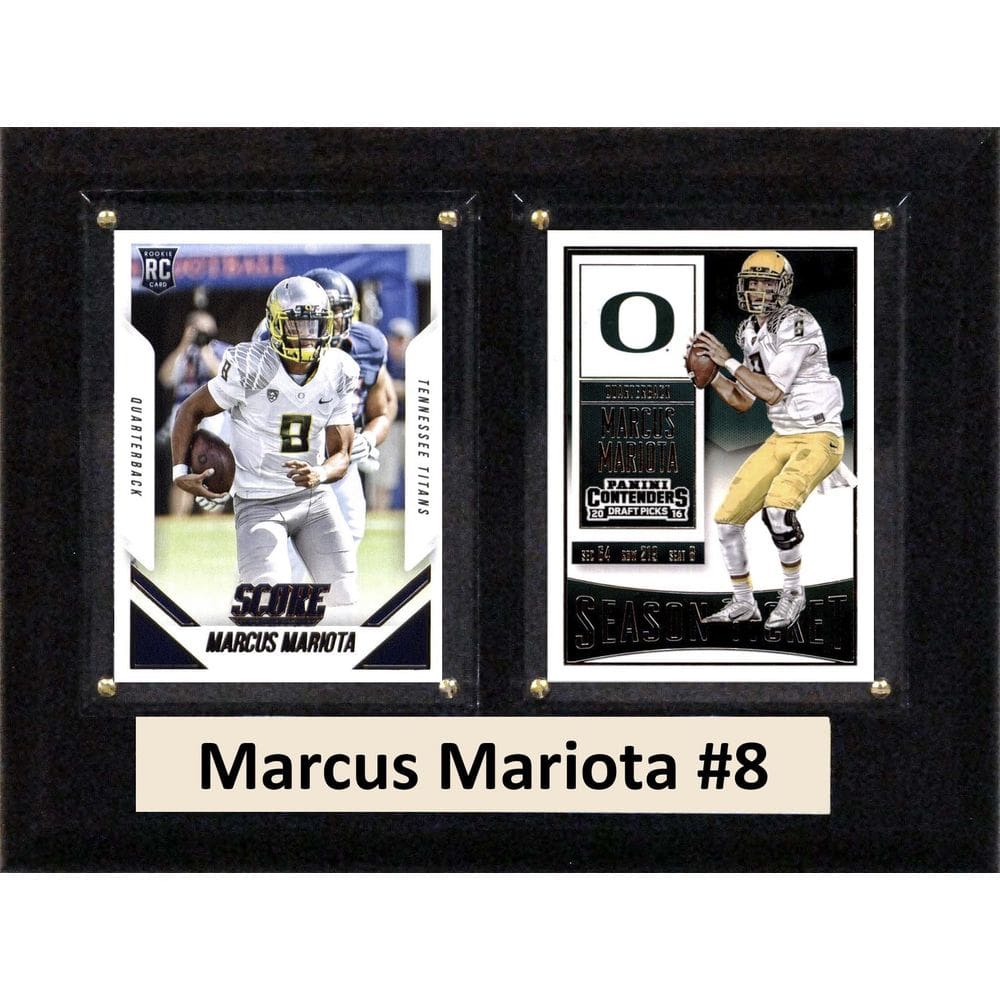 Placa colecionável C&I NCAA Oregon Ducks Marcus Mariota
