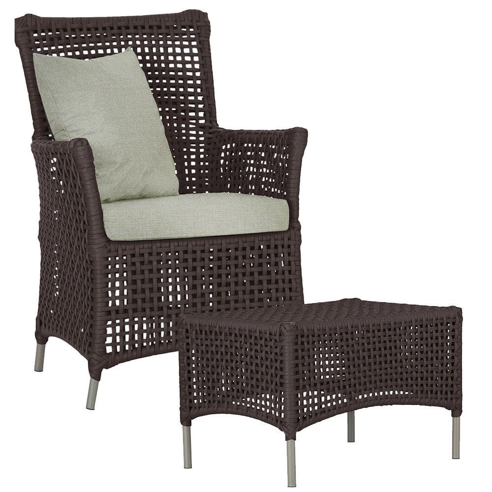 1 Poltrona e 1 Mesa Igapó em Alumínio