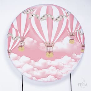 Painel Decorativo para Festa 1,80X1,80 metros Vesti Fácil com Elástico Balões - Fera Print