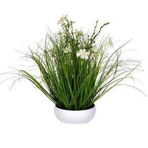 Planta artificial Vickerman Everyday Potted Cream Cosmos