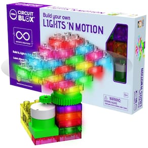 Kit de circuito de blocos de construção E-Blox Lights `N Motion 5+ Years