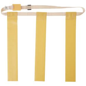 Cintos de futebol Flag Triple Threat Yellow Tamanho M
