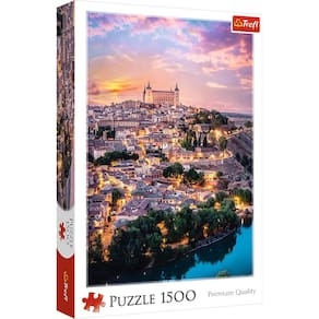 Quebra-cabeça Trefl Red Toledo, Espanha, 1500 peças