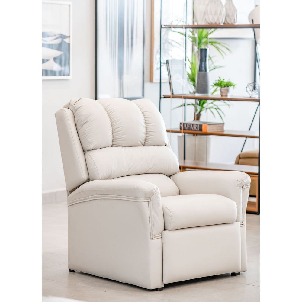 Poltrona Supreme - Courino Branco