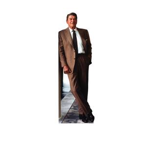 Recorte em papelão Cardboard People President Ronald Reagan 187cm