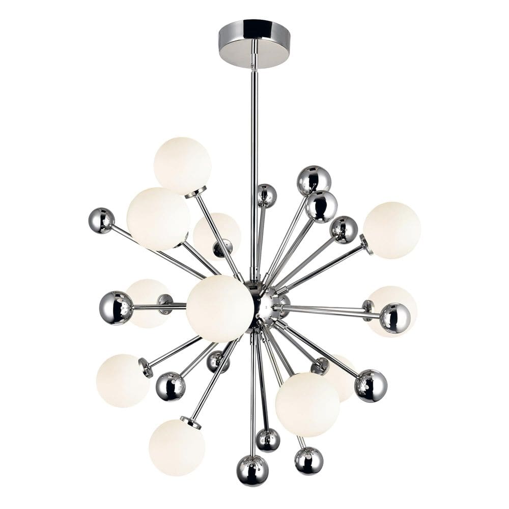 Candelabro CWI Lighting Element 11 Light Metal Nickel 60cm