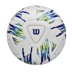 Bola de futebol WILSON NCAA Vanquish Match Tamanho 5 branca/azul/cinza