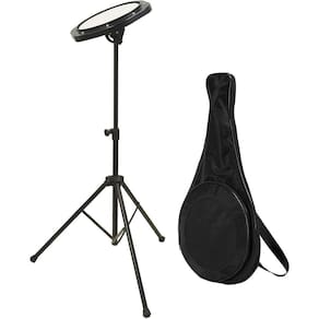 Practice Pad OnStage DFP5500 com suporte e bolsa para bateristas