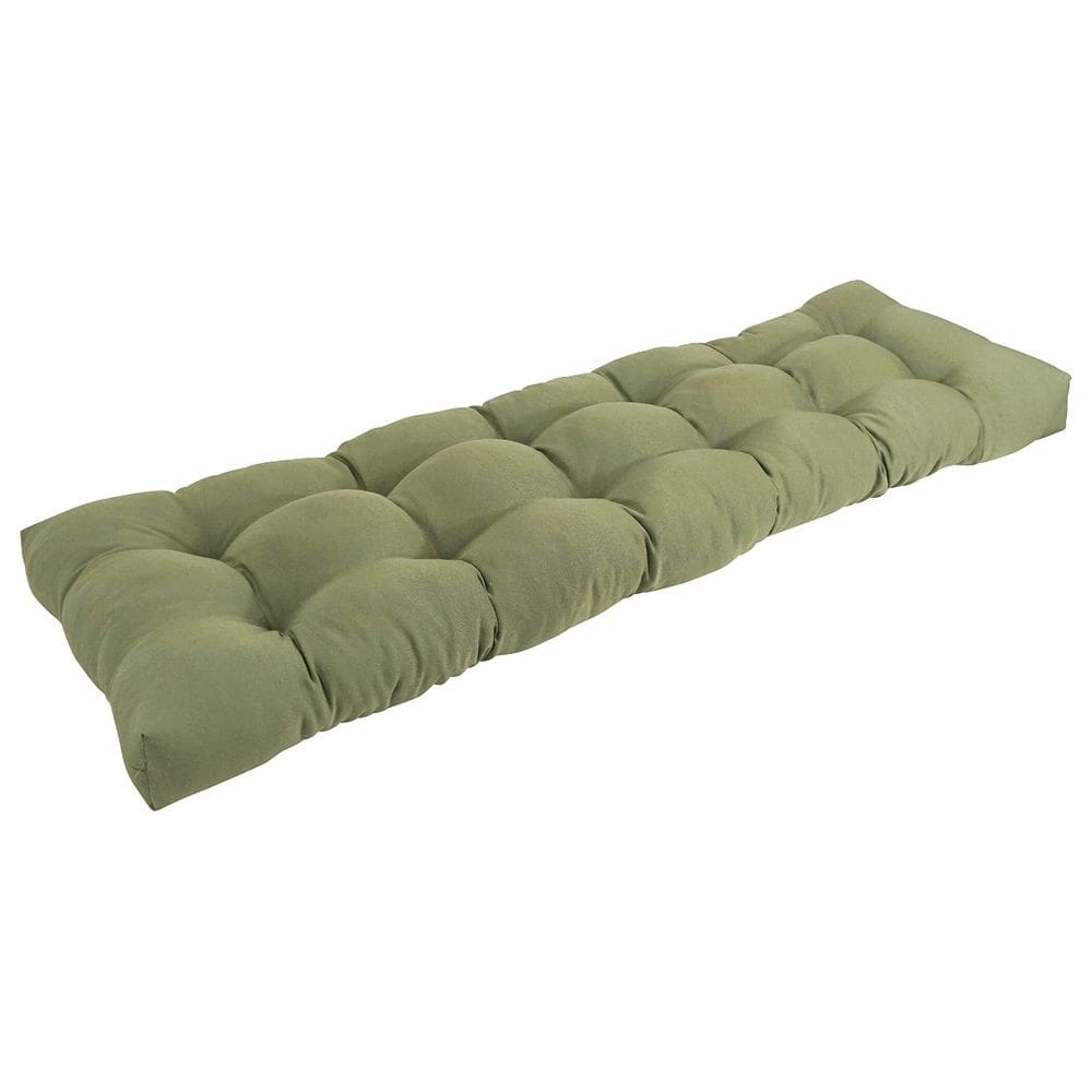 Almofada de banco Blazing Needles Twill Tufted 140x48cm Sage