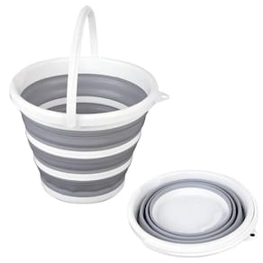 Balde Retrátil De Silicone 10 Litros - Compacto E Prático