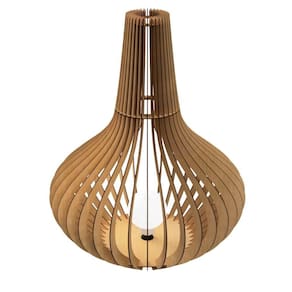 Luminária De Chão Boituva Mdf Luminária Mdf Cru Tamanho 70x60cm