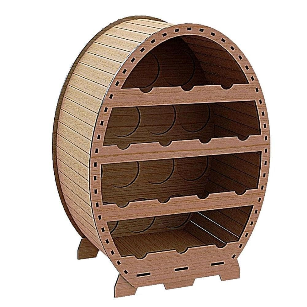 Mini Adega Mdf Para 14 Garrafas