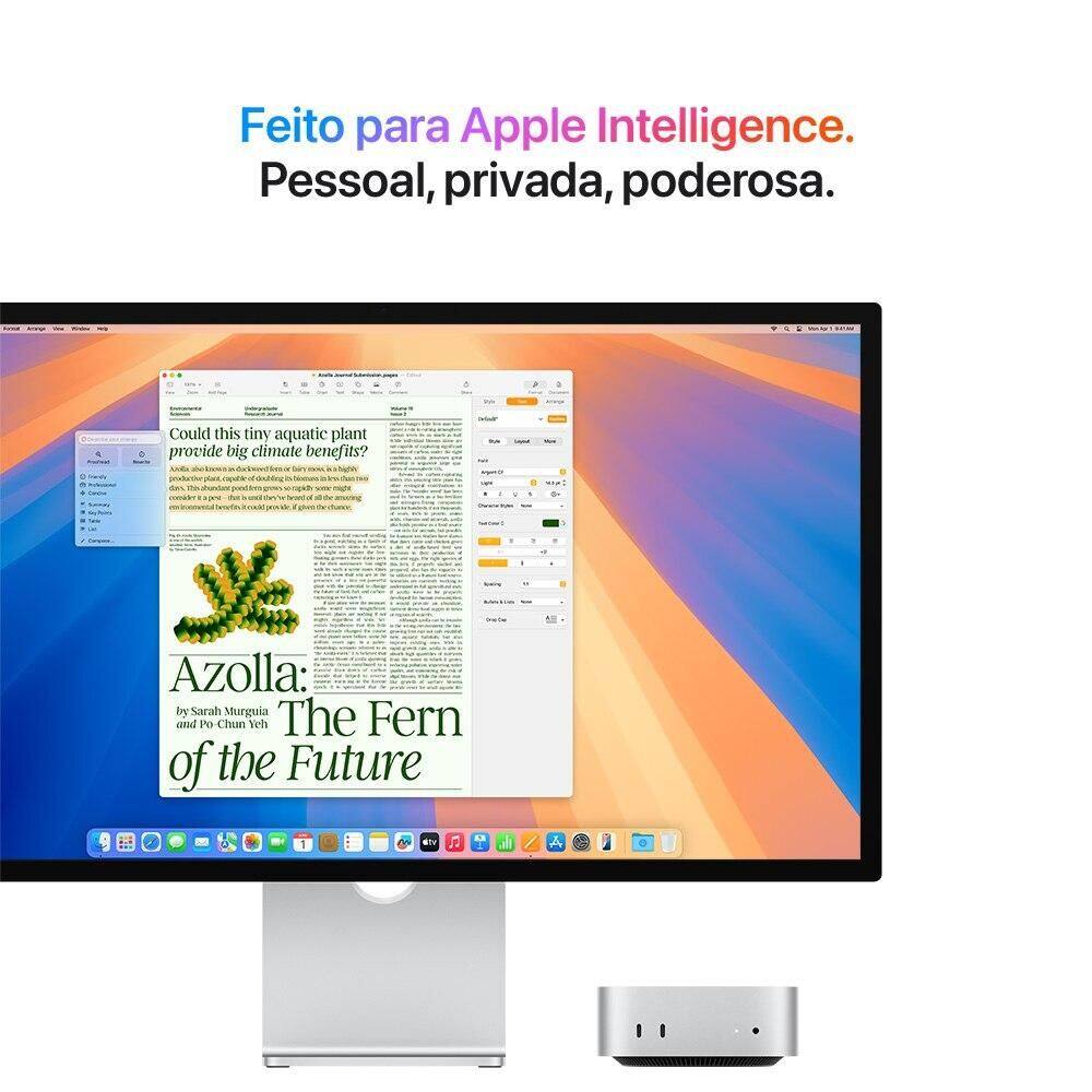Mac mini (Chip M4 da Apple com CPU | Casas Bahia