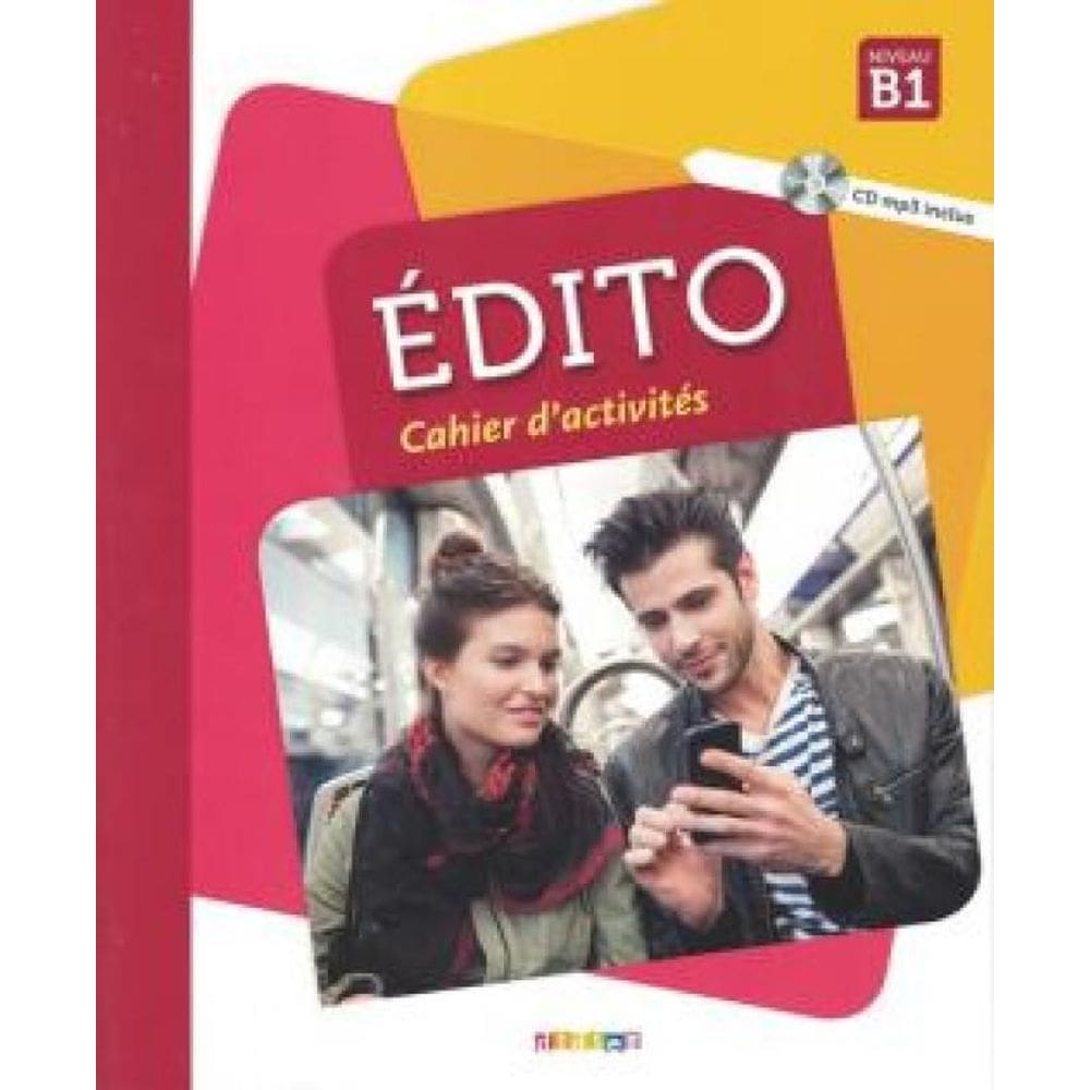 Livro Edito B1 Cahier D´Exercices + Cd Mp3