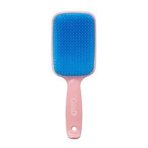 Escova De Cabelo Flex Color Com Cerdas Flexíveis Azul e Rosa