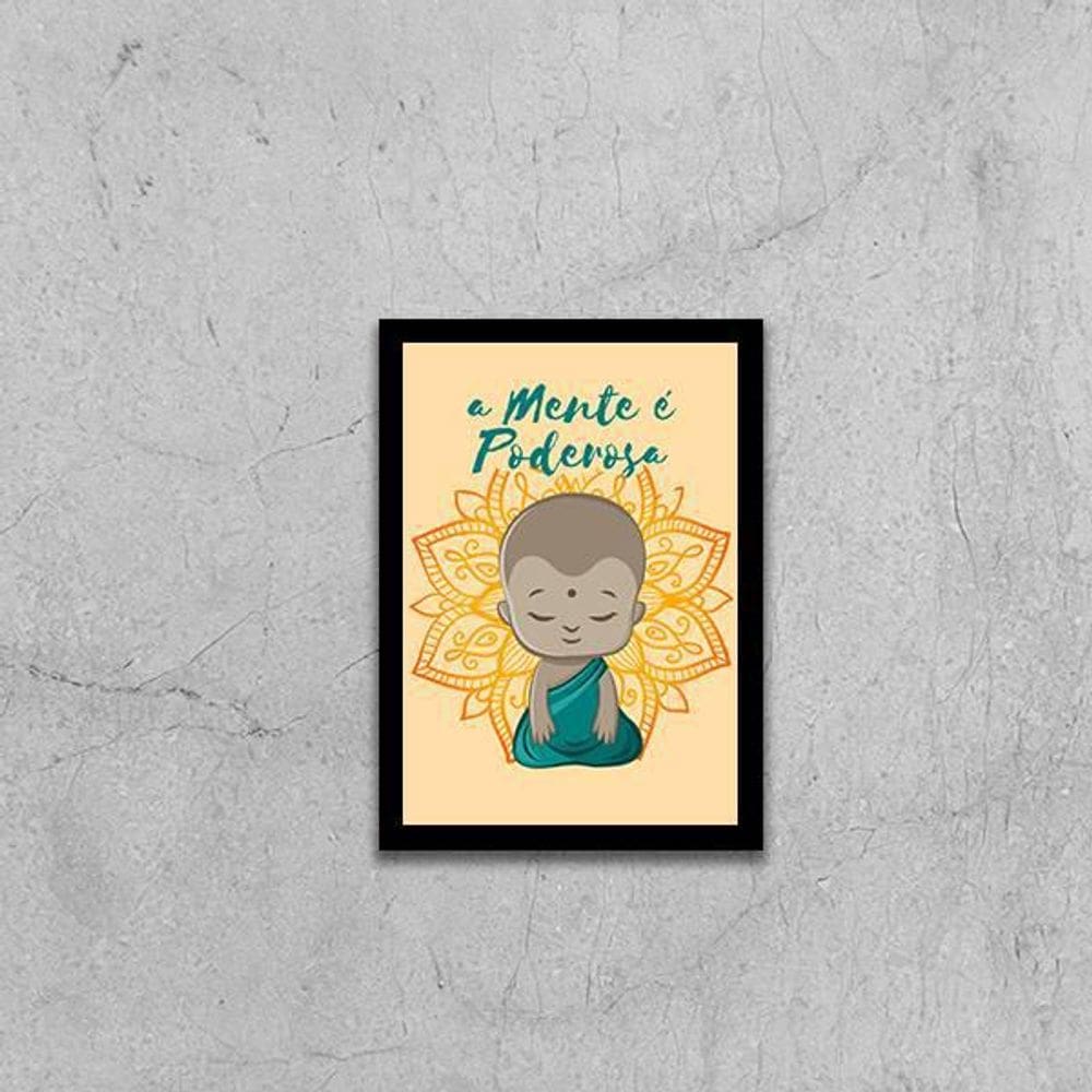 Quadro A Mente É Poderosa 24X18Cm