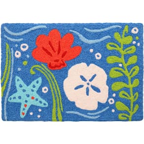 Tapete Jellybean Underwater Treasures 20x30cm Poliéster lavável
