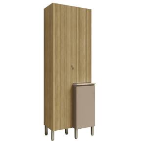 Paneleiro de Cozinha 3 Portas Minsk Vanilla/Freijó Z06 - Mpozenato