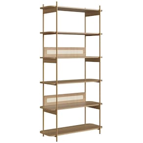 Estante Industrial Pés De Metal Arlo A10 Hanover-dourado - Mpozenato