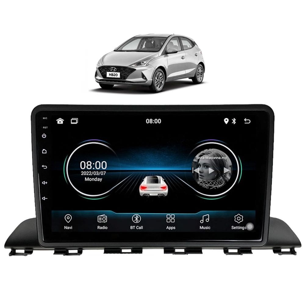 Kit Multimidia HB20 2020 / 2025 Sense Android 14 OctaCore 4/64GB 4G - Link8S Adak