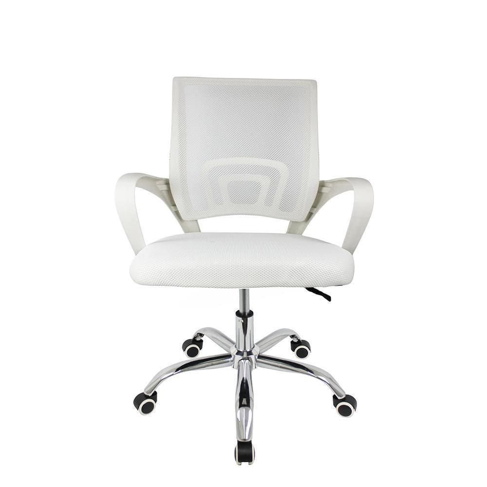 Cadeira Giratória Escritório Arco Branca