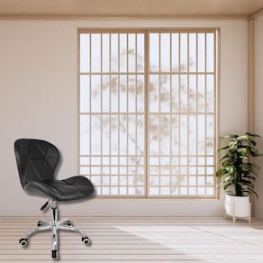 Cadeira Eiffel Office Slim Preta