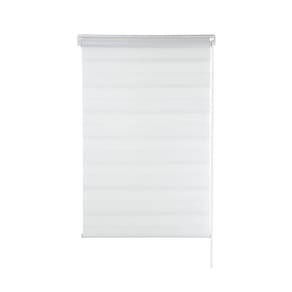 Persiana Zebra Rolo Dupla 120X260 Branca