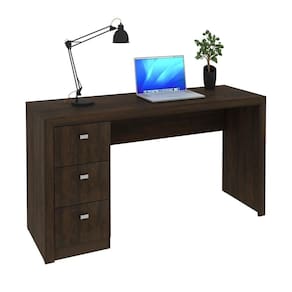 Mesa Para 3 Gavetas Me4102 Rústico - Tecno Mobili