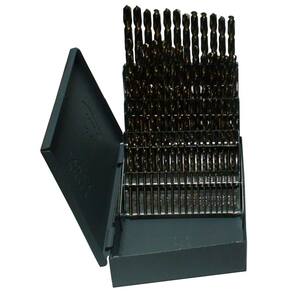 Conjunto de brocas Qualtech de 60 peças Cobalt Jobber Length