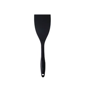 Espatula Lisa Preta Nylon Utensilios Cozinha 31cm