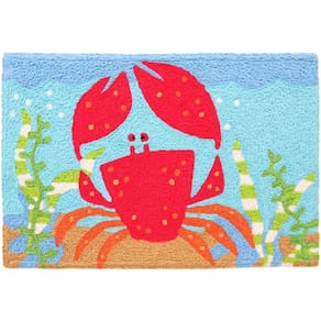Tapete Jellybean Happy Red Crab Accent 20x30cm Lavável