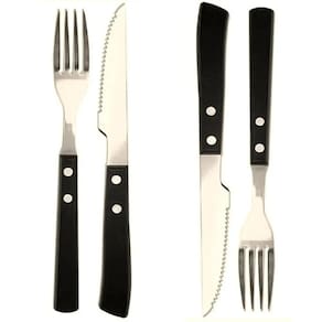 Jogo De Churrasco 12 Pecas Brinox - 2554-109 Preto