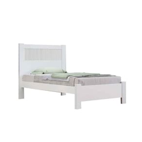 Cama Para Solteiro Primícia Plus Ripada 100% Mdf Branco