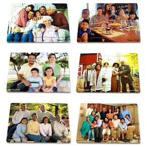 Conjunto de 6 famílias multiculturais de Puzzle Melissa e Doug